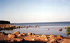 Stones on the Baltic beach